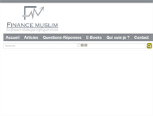 Tablet Screenshot of finance-muslim.com